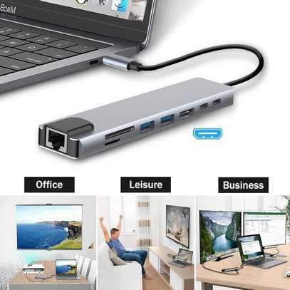 Adaptateur USB C vers HDMI, 8-en-1, Multiport image 2