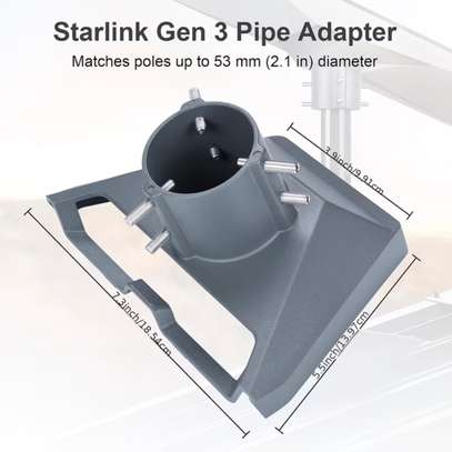 Adaptateur de Tube (5,3), Starlink Gen3 (V4) en Métal image 2
