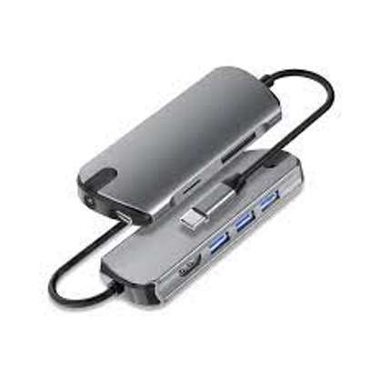 Adaptateur BASIX 8 IN 1 USB-C HUB PLUG & PLAY / BS8P image 1