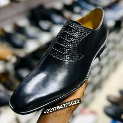 Chaussure de luxe 100% Cuir authentique pour homme image 8