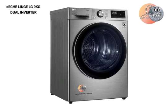 SECHE LINGE LG 9KG DUAL INVERTER GRIS RH90V9PV8N image 1