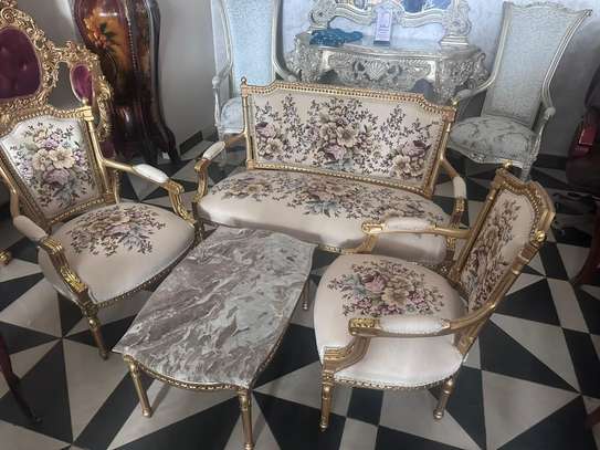 Salon Louis XVI Egyptien de luxe Dorèe image 1