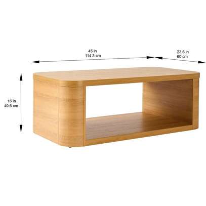 Table basse , finition miel clair image 4