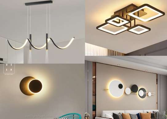 Lustre/lampe design avec commande image 1