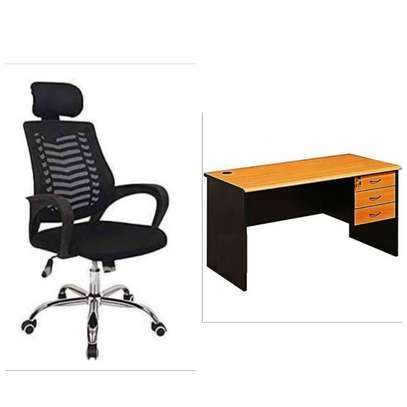 Table 120x60 et chaise de bureau image 1