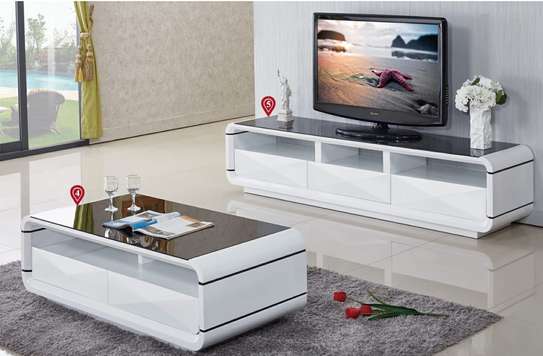 Ensemble table TV et Table basse image 1