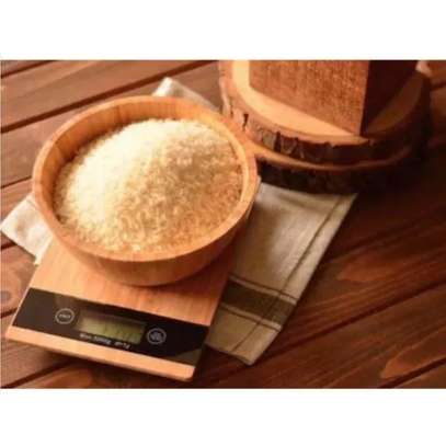 Balance de cuisine en Grain de bois, affichage numérique LED image 2
