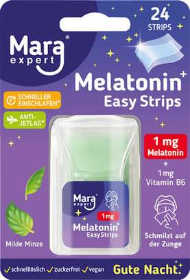 Mara Expert Mélatonine 1mg + B6 24 strips menthe image 1