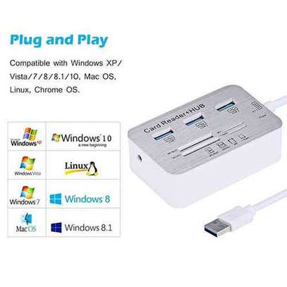 HUB USB 3.0 3.1 AVEC LECTEUR DE CARTES 7 EN 1 image 2