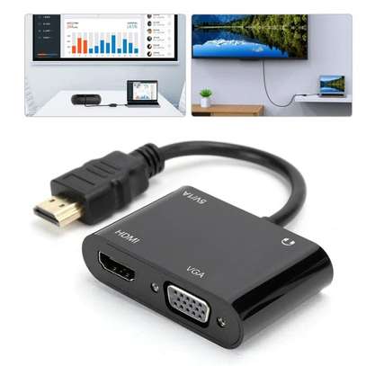 Adaptateur HDMI 4K vers VGA, HDMI avec Prise Stéréo 3,5 mm image 3