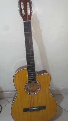 Guitare acoustique classique  taille standard sunburst image 5