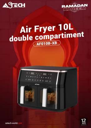 Astech friteuse double 2 paniers noir sans huile image 2