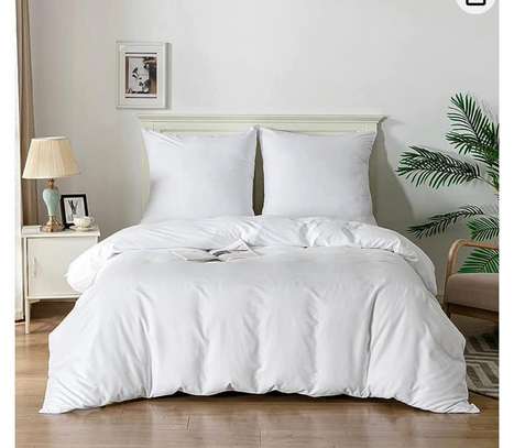 Couette avec drap blanc unique image 6