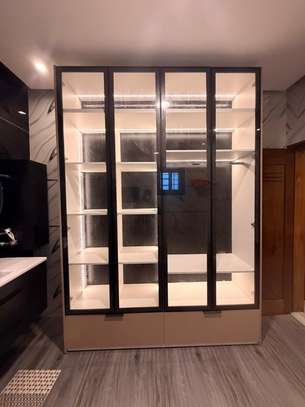 DRESSING Moderne Noir et Blanc 4 Portes image 4