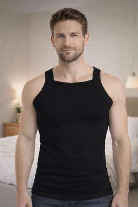 Débardeur  coton homme coupe ajustée image 4