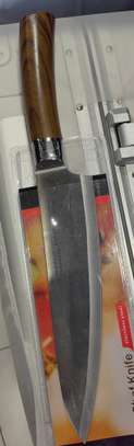 Couteau de chef professionnel lame inox manche ergonomique image 3