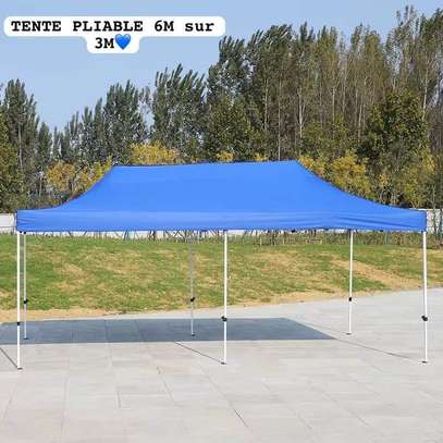 Tente pliante 6x3 m – Abri extérieur image 3