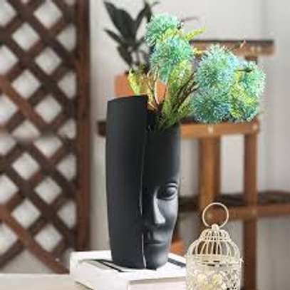 Ensemble 2 vases céramique blanc cassé motif cœur image 13