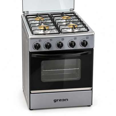 CUISINIERE 4FEUX GREEN 50X50 A GAZ GRIS GN50G image 2
