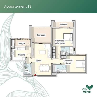 Appartements T3 neufs à vendre –  Ville Verte au Lac Rose image 7