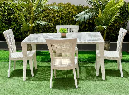 TABLE JARDIN + 4 CHAISES image 3