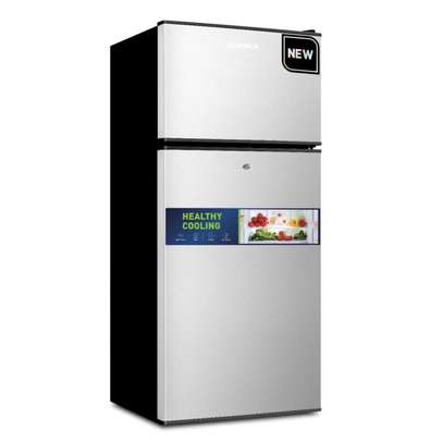 PROMO RÉFRIGÉRATEUR 100L DESKA BAR 2PORTES NOIR SILVER image 1