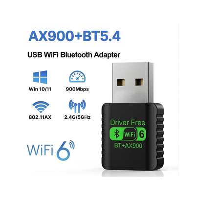 Adaptateur Clé Usb WiFi 6 & BT 5.4 | AX900 Mbps image 1