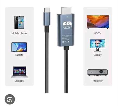 Câble hdmi to type c pour projet sur écran pc téléphone image 1