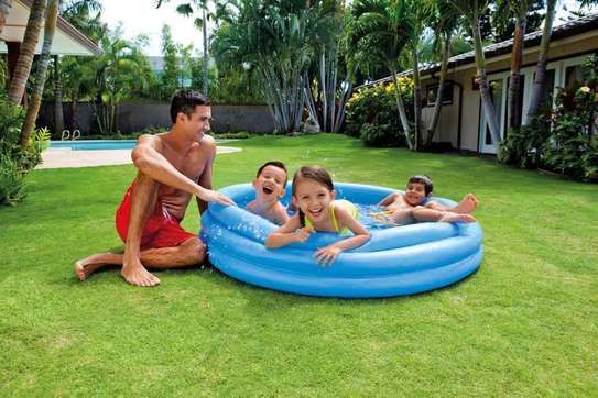 Intex piscine gonflable 1,47 x 33 cm bleu 3 anneaux image 2