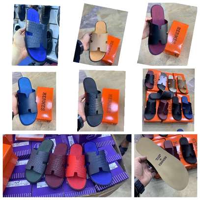 Sandales Hermès pour Homme 100% Cuir authentique image 2