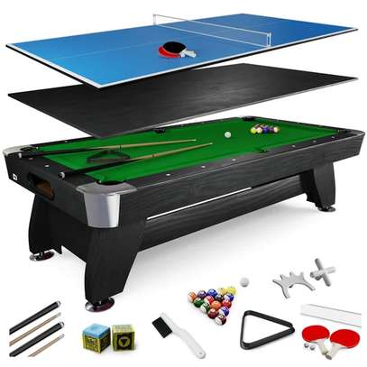 Table Convertible Billard, Ping Pong et Table à Manger image 3