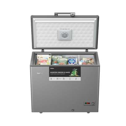 CONGELATEUR HAIER 4OOLITRES INVERTER SILVER HORIZONTAL image 1