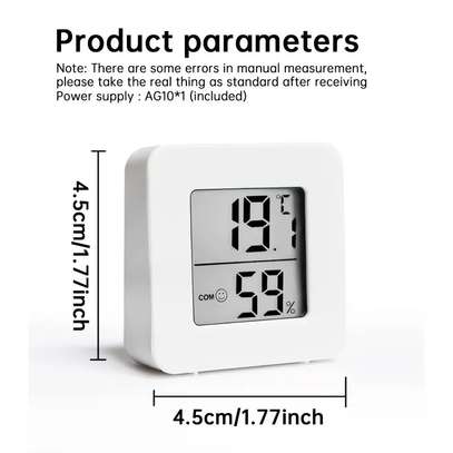Mini thermomètre et hygromètre avec écran LCD image 14