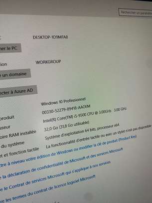 Dell optiplex 7470 Core i5/ 32g/1to 9th gen 24pouce image 5
