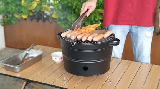 Mini Barbecue portable au charbon image 2