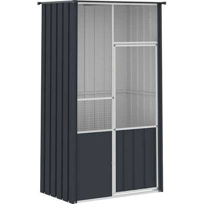 Cage à oiseaux - perchoirs à oiseaux - anthracite 1 image 4