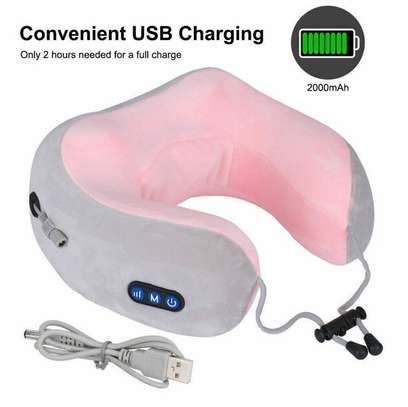 Oreiller de massage en forme de U Masseur de cou portable image 7