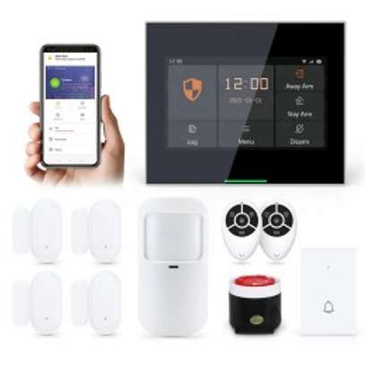 Panneau de contrôle alarme tactile Tuya Smart GSM Wifi image 4