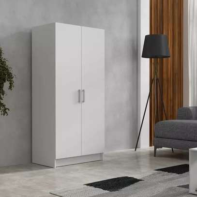 ARMOIRE 2BATTANTS 850X450X750 CM BLANC ARB002 image 1