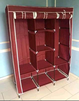 Armoire en tissus 3 battants image 2
