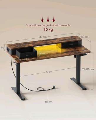 Table Ajustable Assis Debout électrique (Desktop Standing) image 4