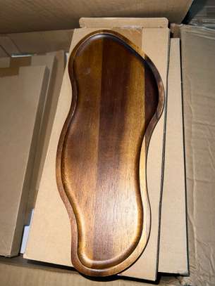 Présentation bois 3 étages / plateau bois acacia image 4