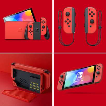 Nintendo Switch Oled Rouge edition Mario image 2