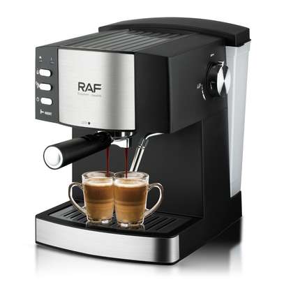 Machine à café semi-automatique avec machine à cappuccino image 1