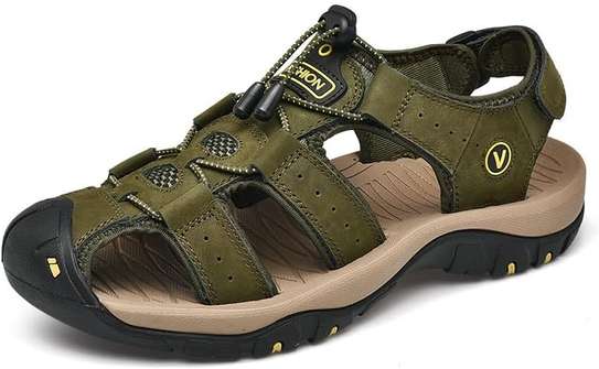 Sandales de sport antidérapantes pour homme, cuir... image 5