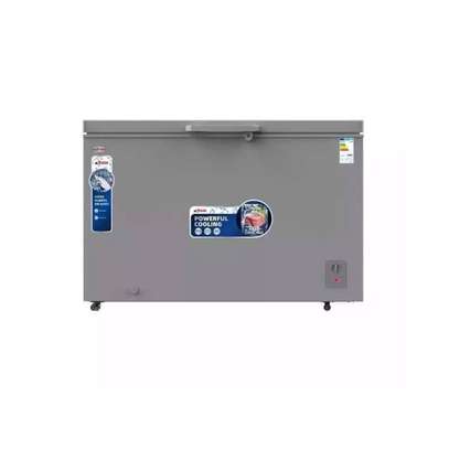 CONGÉLATEUR 400LITRES ASTECH AVEC VITRE GRIS image 1