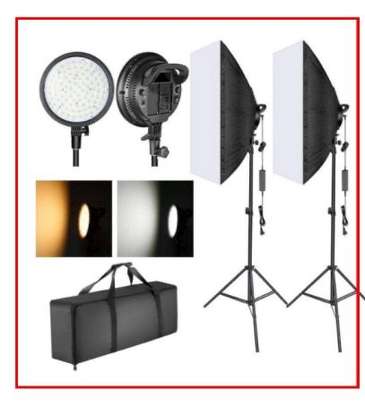 Kit lumière led soft box image 1