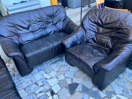 Salon cuir 6 place image 2