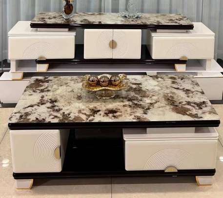 ENSEMBLE TABLE TV TABLE BASSE VIP 431+TV431-1 image 1