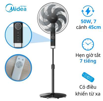 MIDEA VENTILATEUR 16" A PIED - AVEC TELECOMMANDE image 15